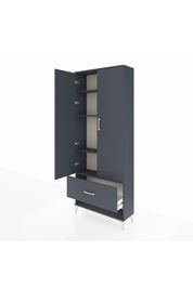 Arges Dolap 4 Raflı Tek Çekmeceli 2 Kapaklı 88x30x221 - S30M029V5A