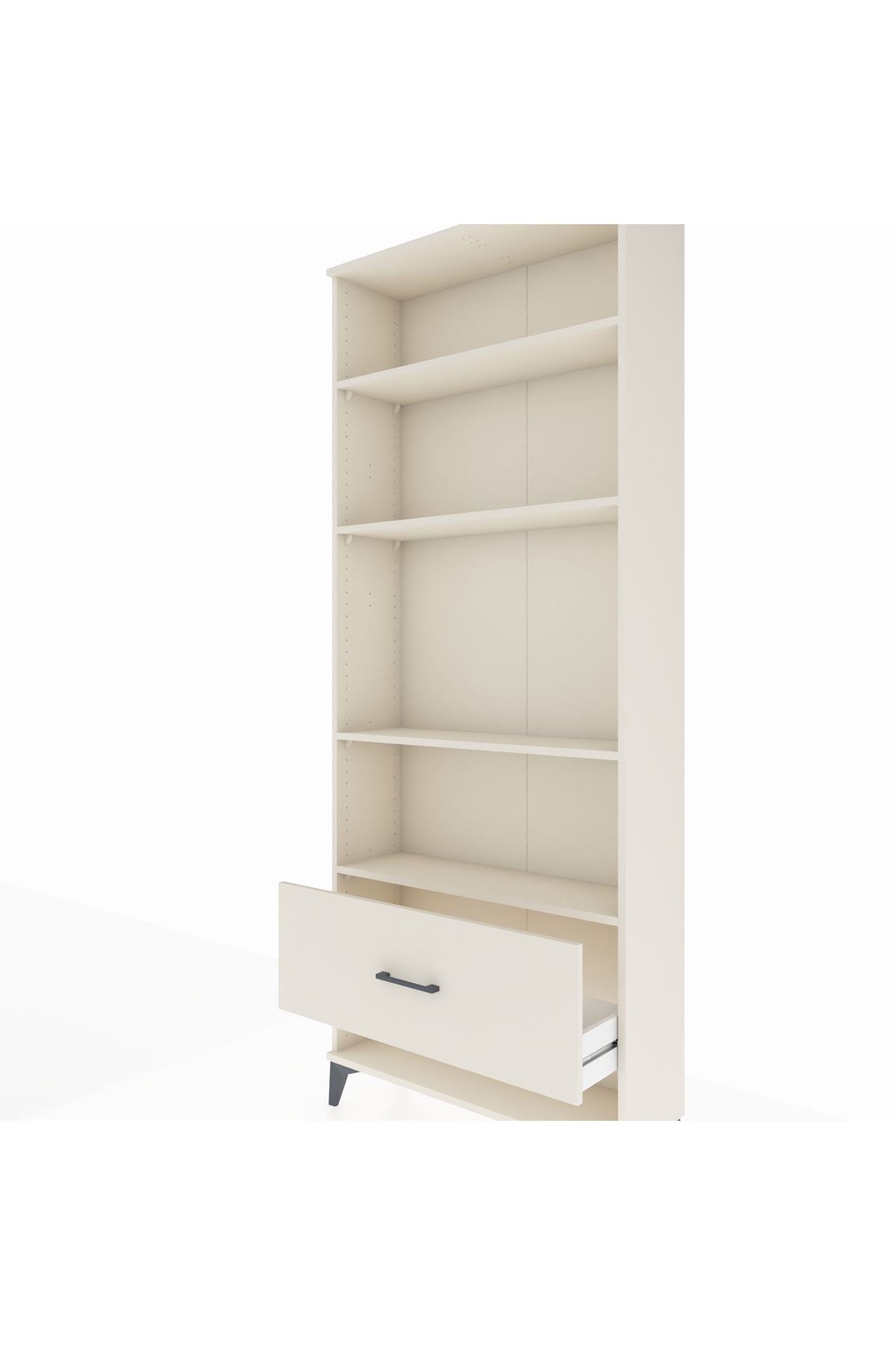 Arges Dolap 4 Raflı Tek Çekmeceli 88x30x221 - S30M030V1A