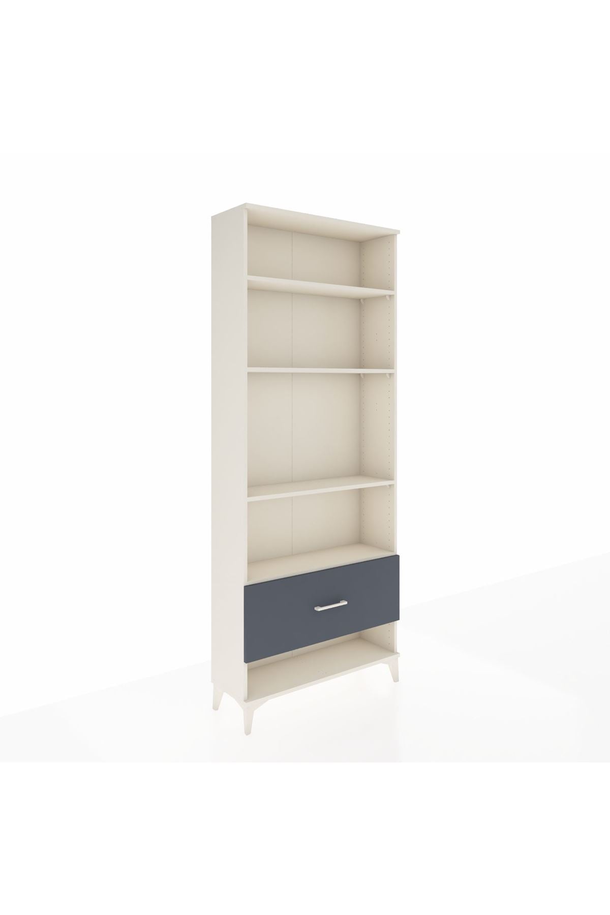 Arges Dolap 4 Raflı Tek Çekmeceli 88x30x221 - S30M030V2A