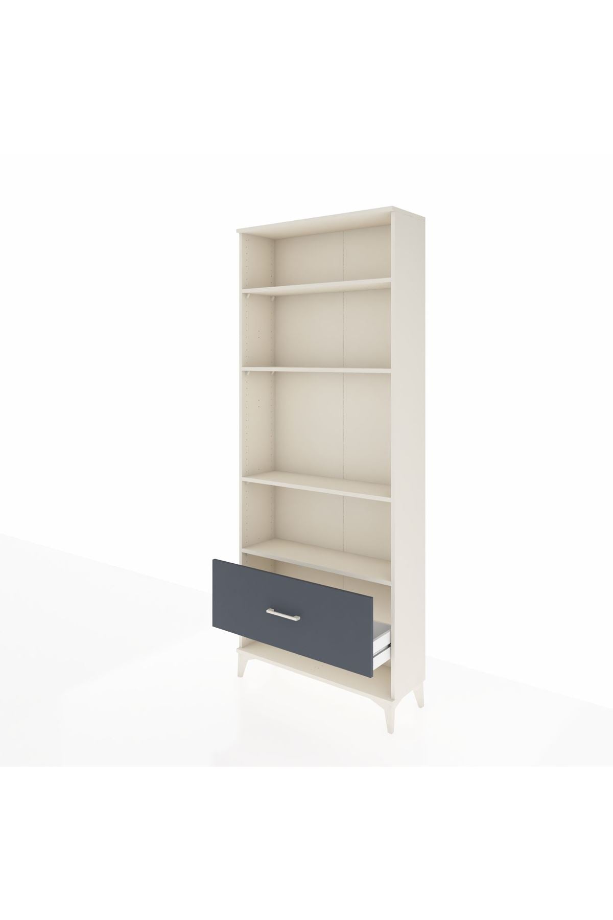 Arges Dolap 4 Raflı Tek Çekmeceli 88x30x221 - S30M030V2A