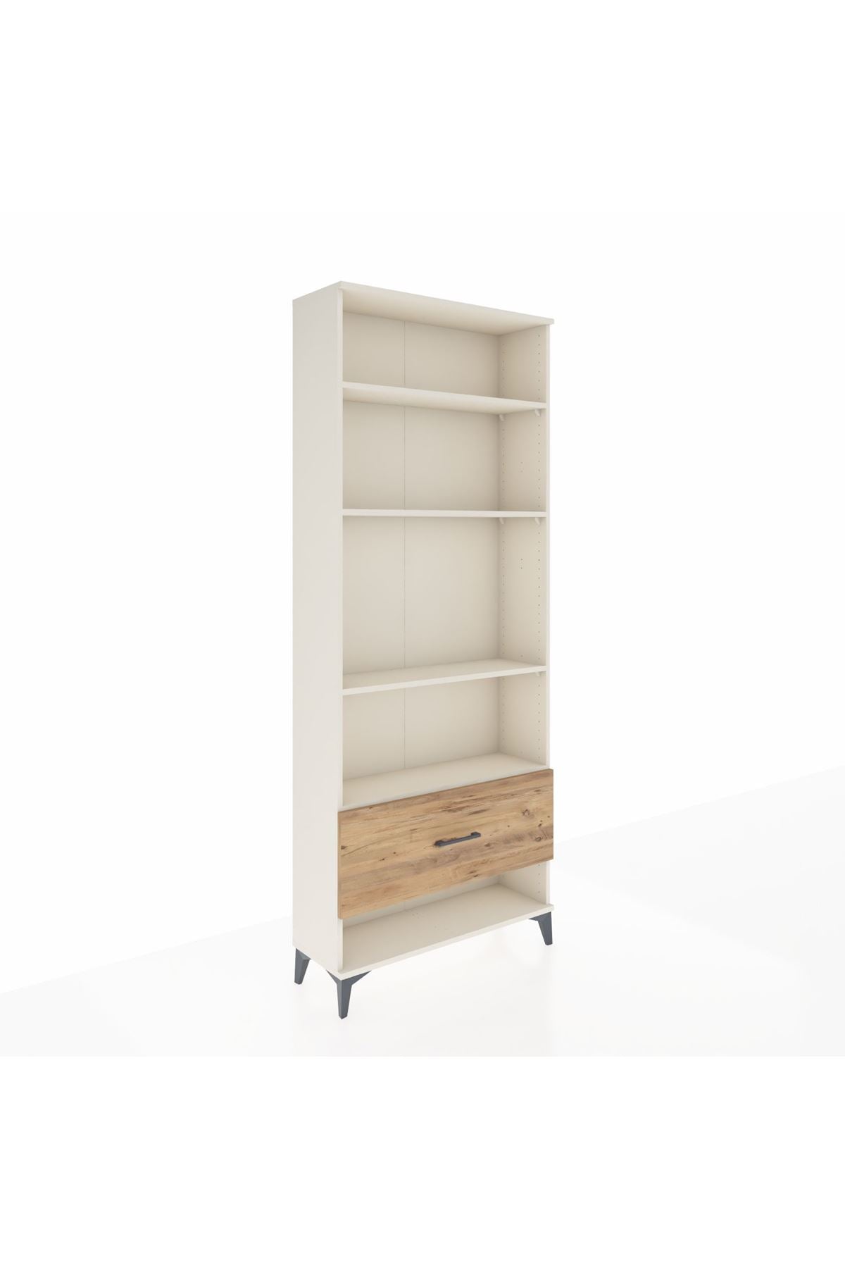 Arges Dolap 4 Raflı Tek Çekmeceli 88x30x221 - S30M030V3A
