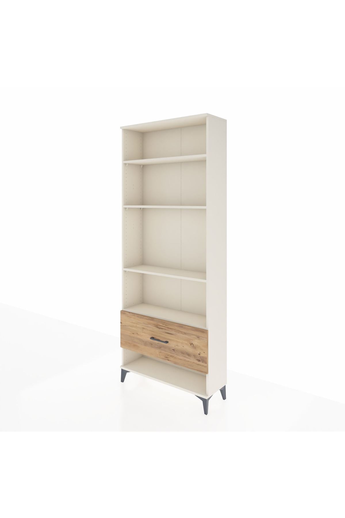 Arges Dolap 4 Raflı Tek Çekmeceli 88x30x221 - S30M030V3A