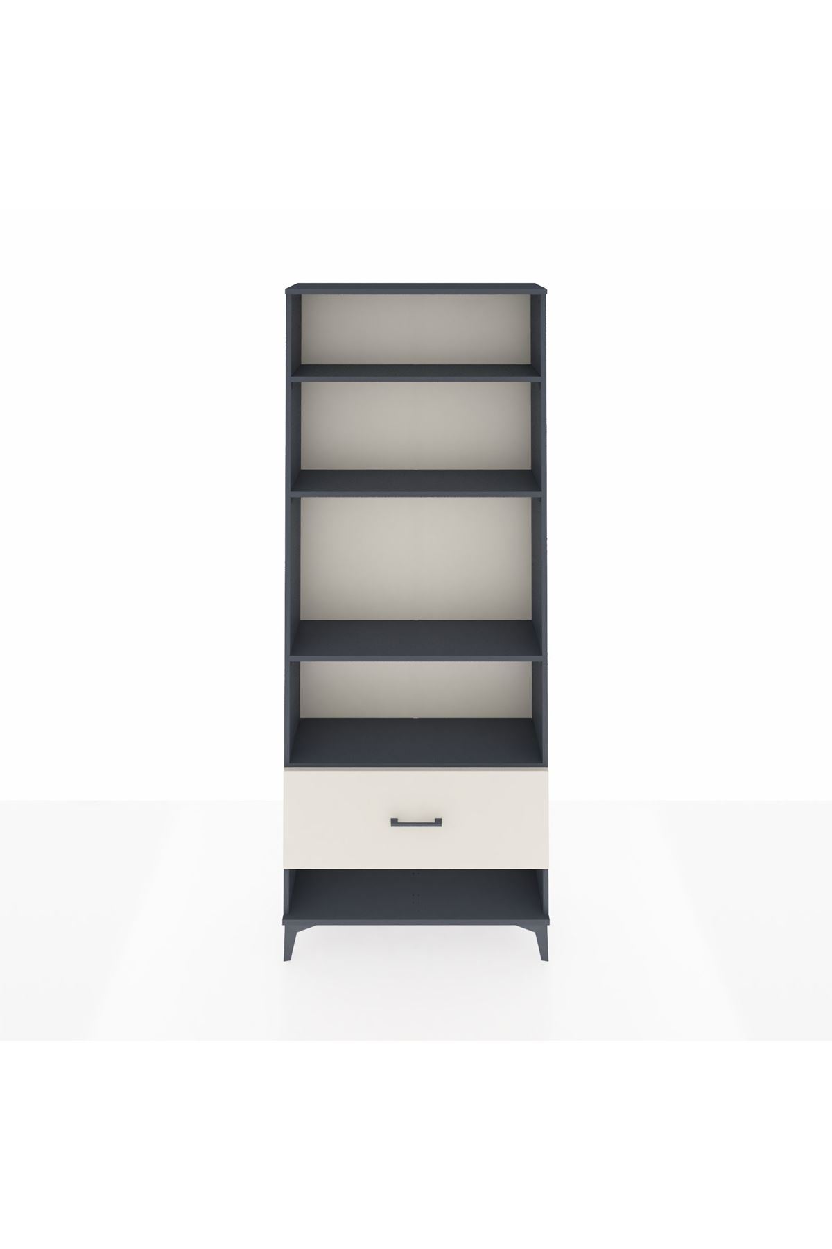 Arges Dolap 4 Raflı Tek Çekmeceli 88x30x221 - S30M030V4A
