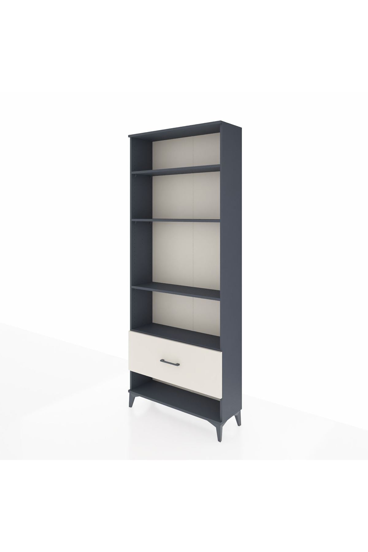 Arges Dolap 4 Raflı Tek Çekmeceli 88x30x221 - S30M030V4A