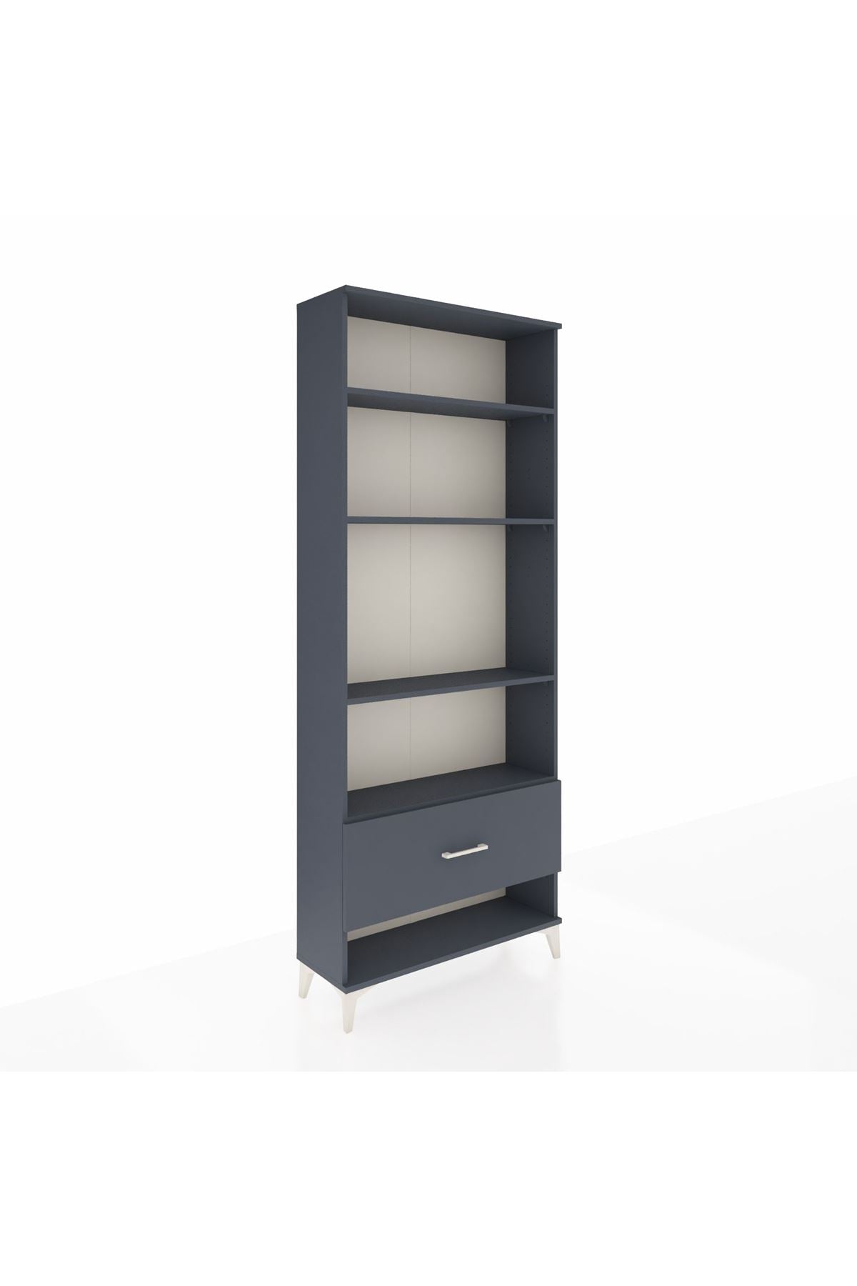 Arges Dolap 4 Raflı Tek Çekmeceli 88x30x221 - S30M030V5A