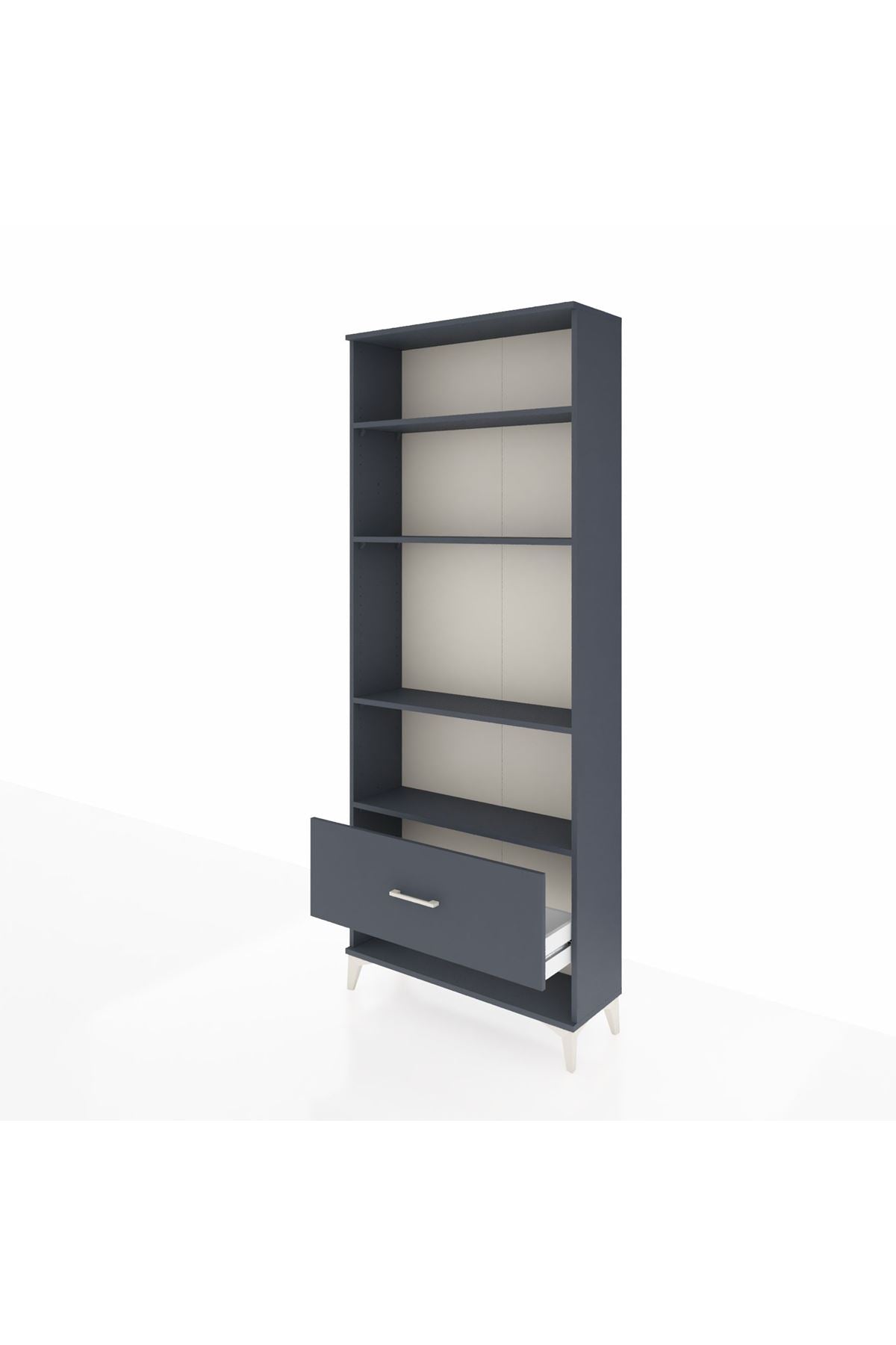 Arges Dolap 4 Raflı Tek Çekmeceli 88x30x221 - S30M030V5A