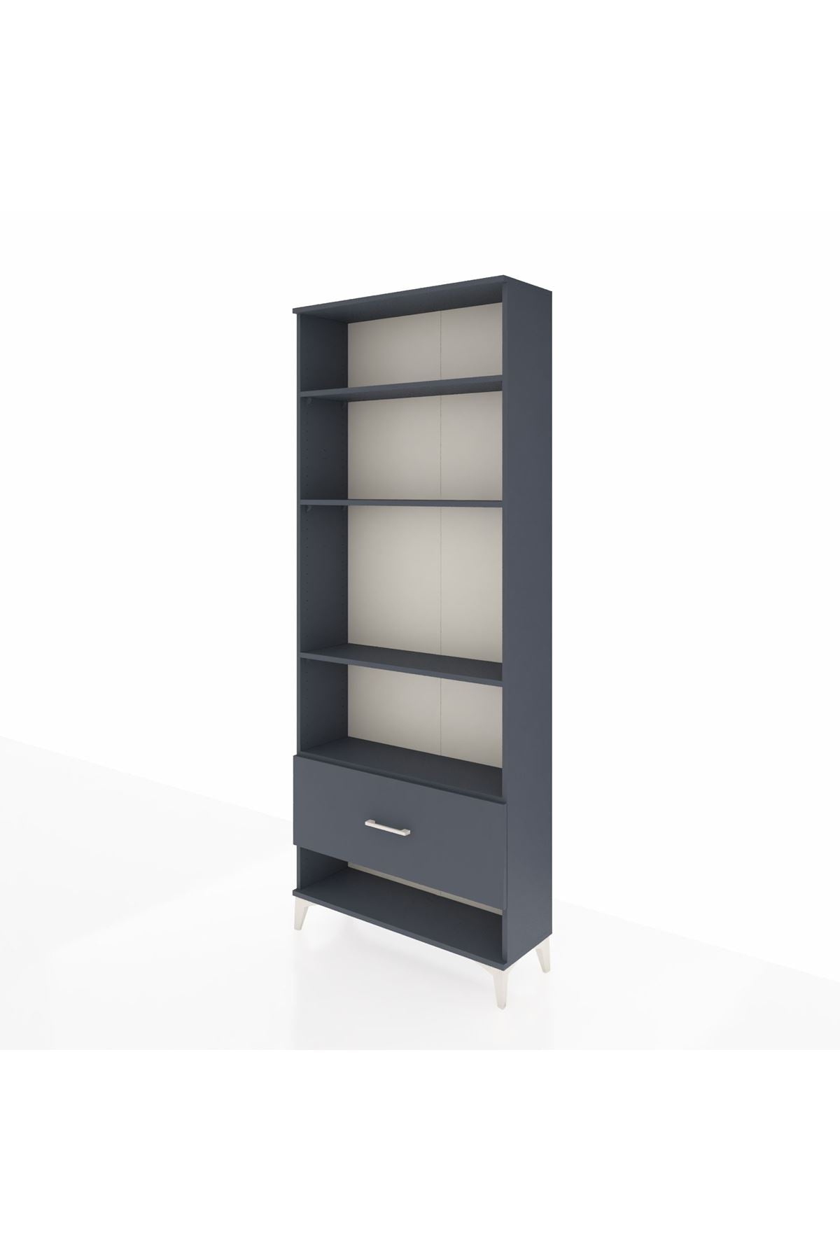 Arges Dolap 4 Raflı Tek Çekmeceli 88x30x221 - S30M030V5A