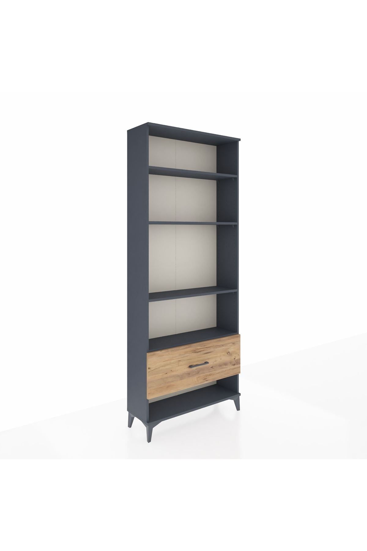 Arges Dolap 4 Raflı Tek Çekmeceli 88x30x221 - S30M030V6A