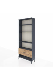 Arges Dolap 4 Raflı Tek Çekmeceli 88x30x221 - S30M030V6A