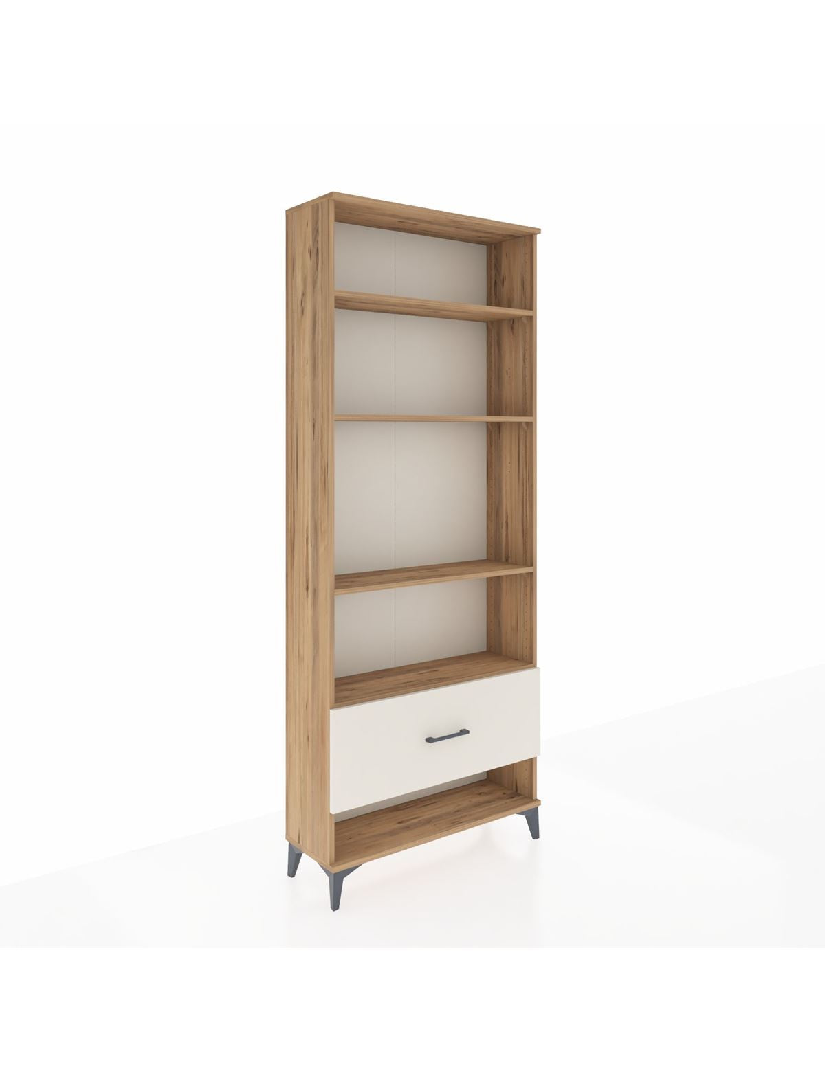 Arges Dolap 4 Raflı Tek Çekmeceli 88x30x221 - S30M030V7A