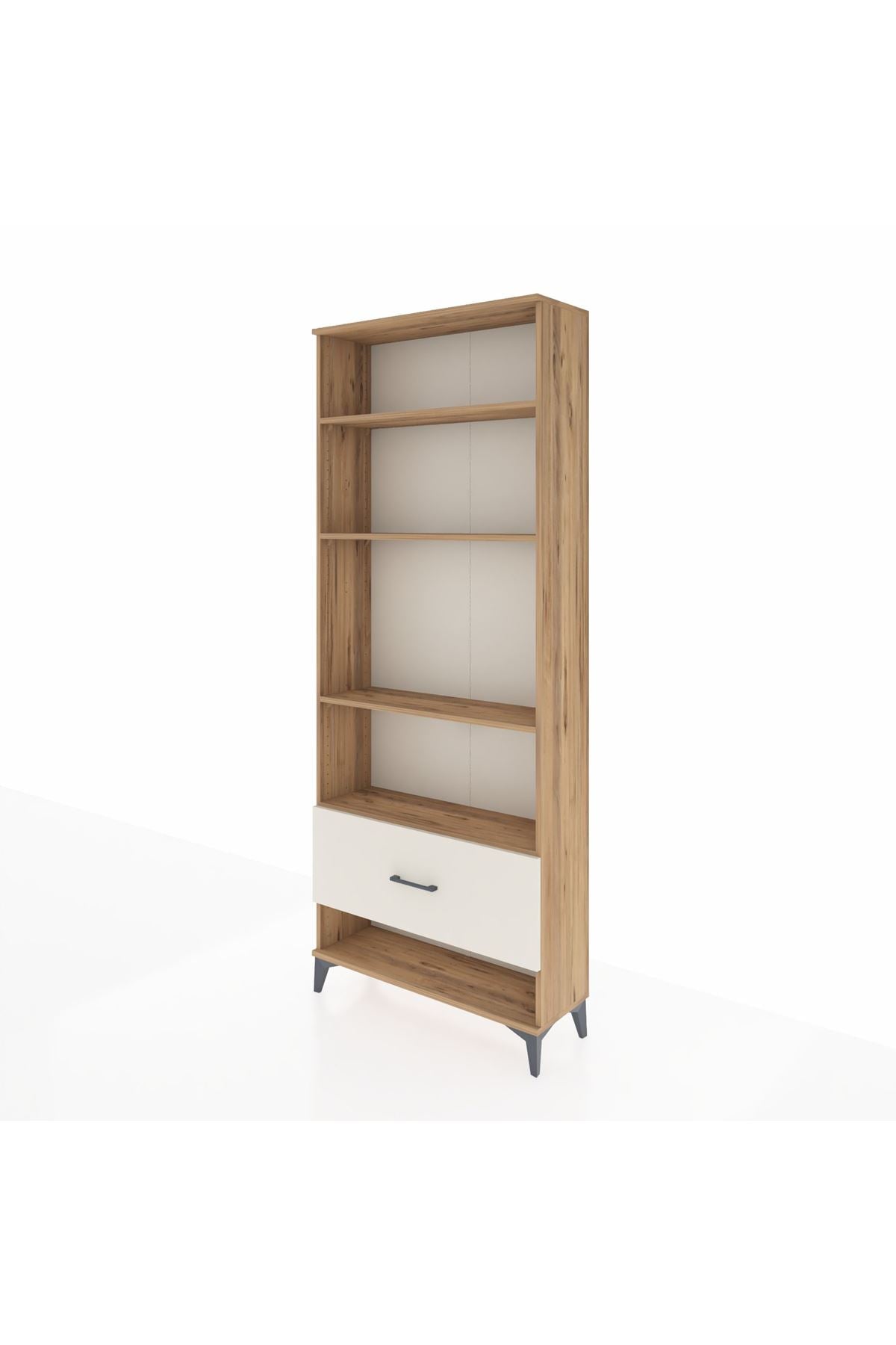 Arges Dolap 4 Raflı Tek Çekmeceli 88x30x221 - S30M030V7A
