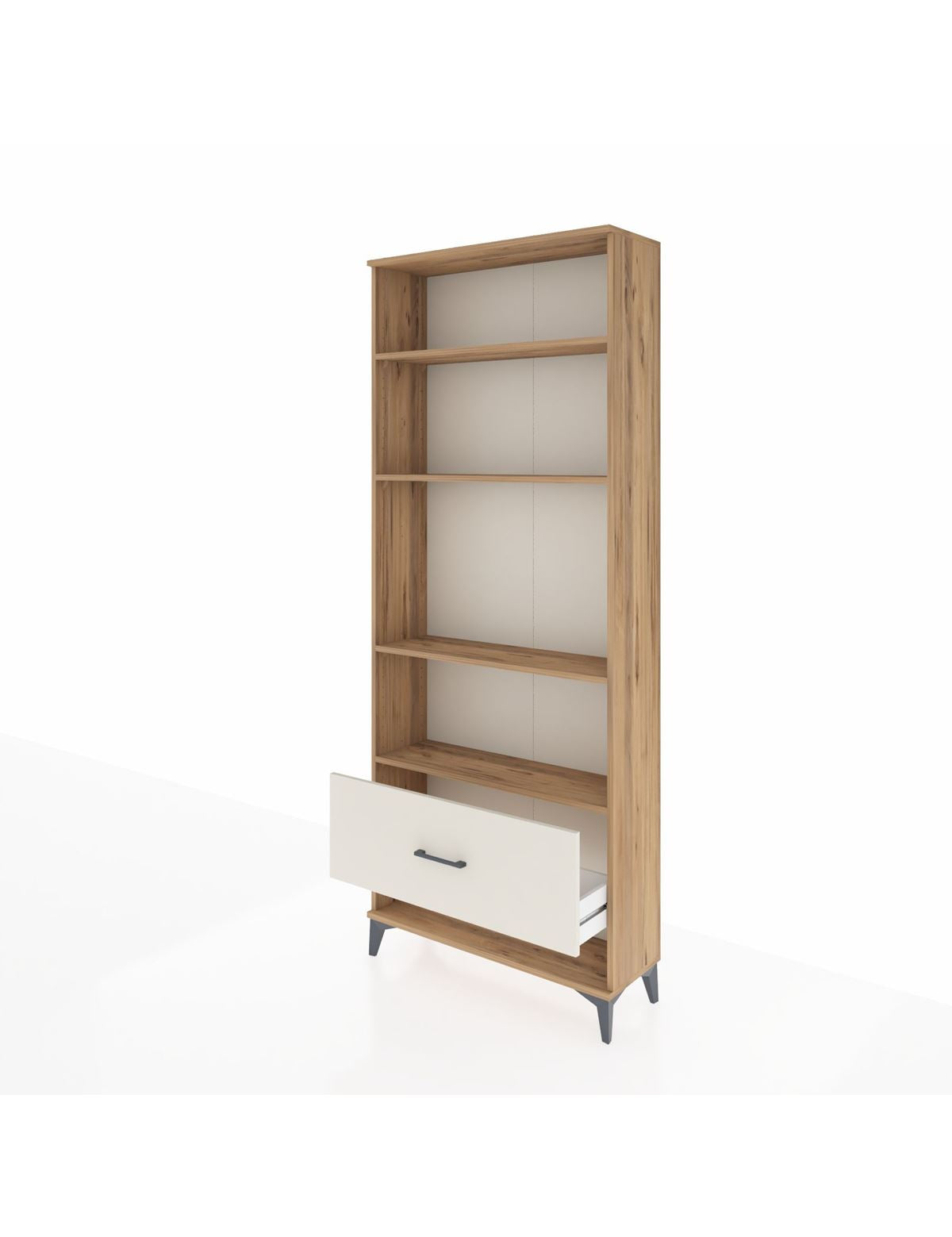 Arges Dolap 4 Raflı Tek Çekmeceli 88x30x221 - S30M030V7A