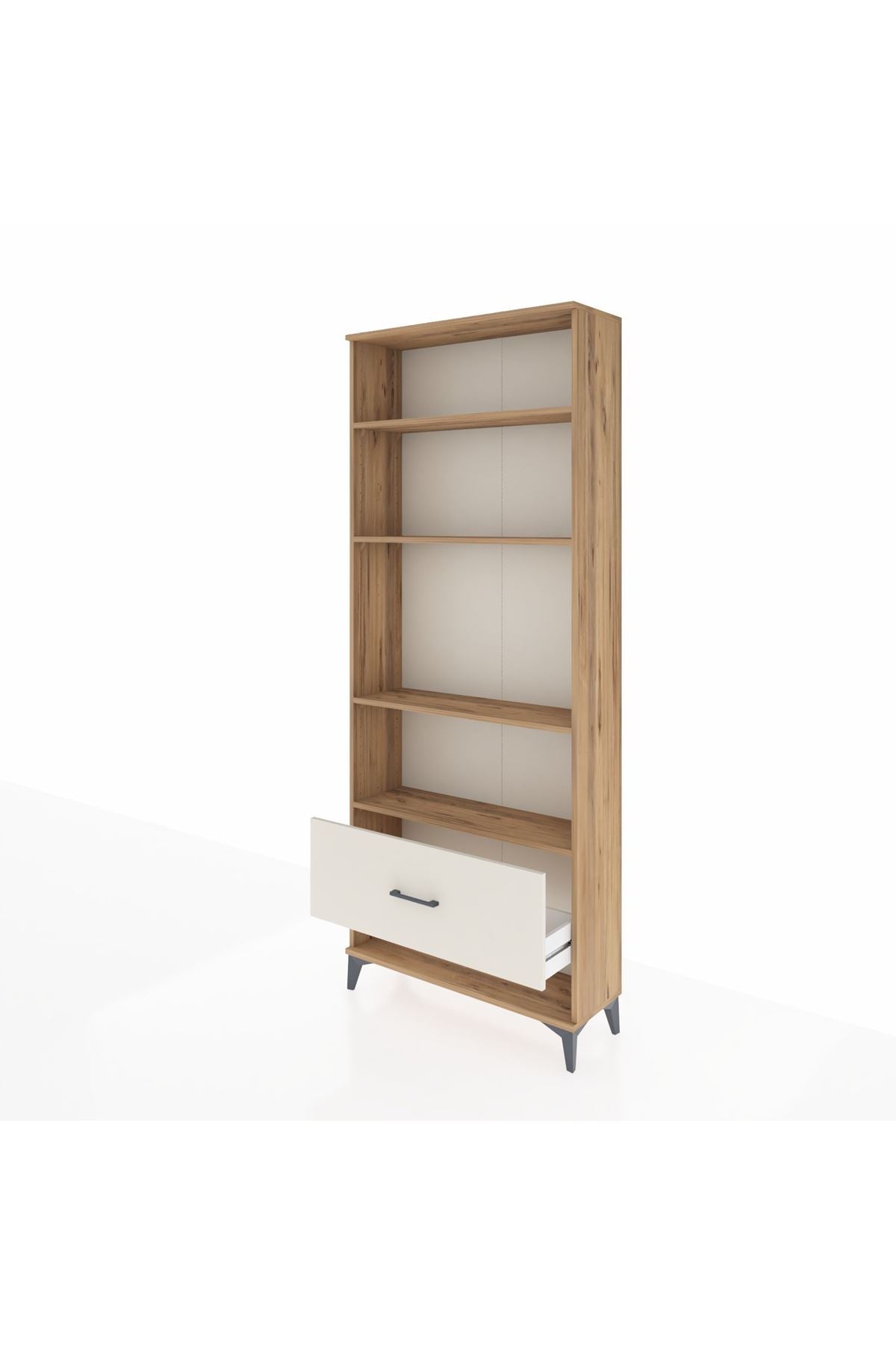 Arges Dolap 4 Raflı Tek Çekmeceli 88x30x221 - S30M030V7A