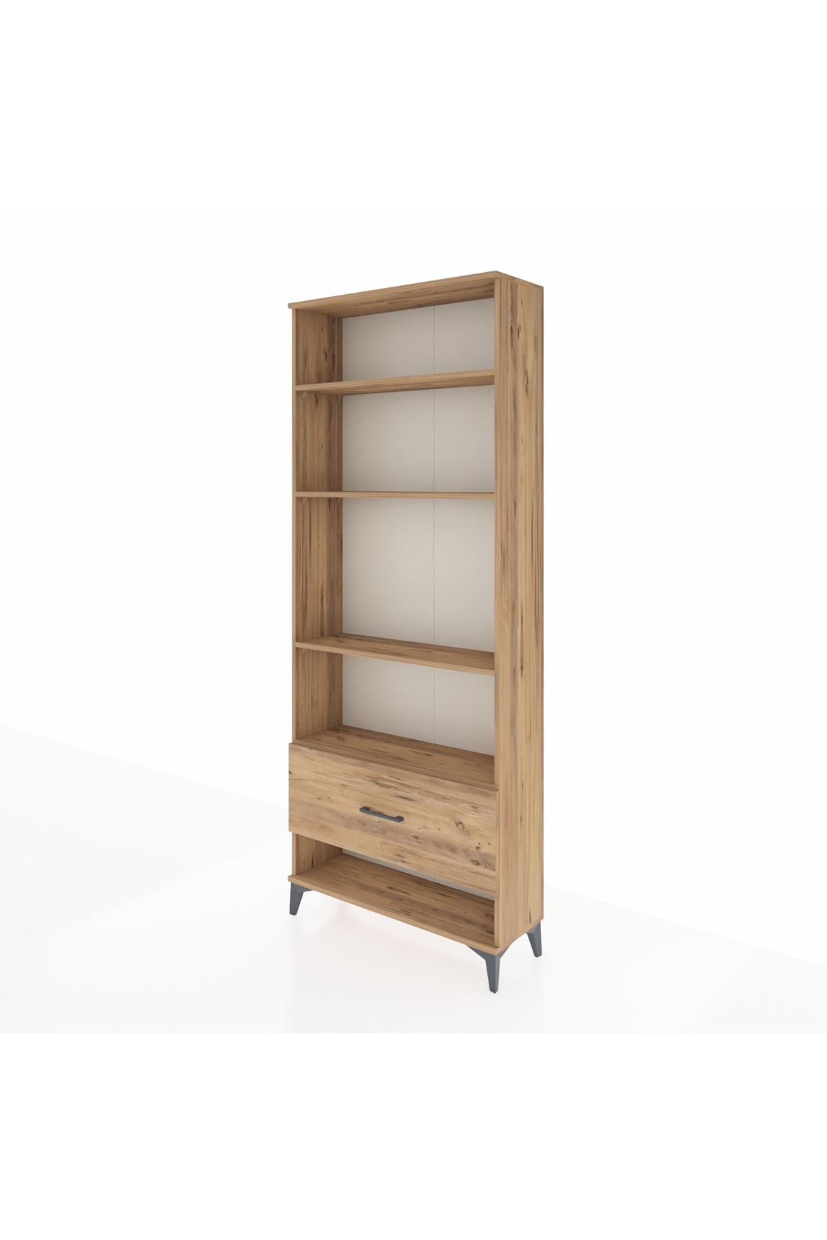 Arges Dolap 4 Raflı Tek Çekmeceli 88x30x221 - S30M030V9A