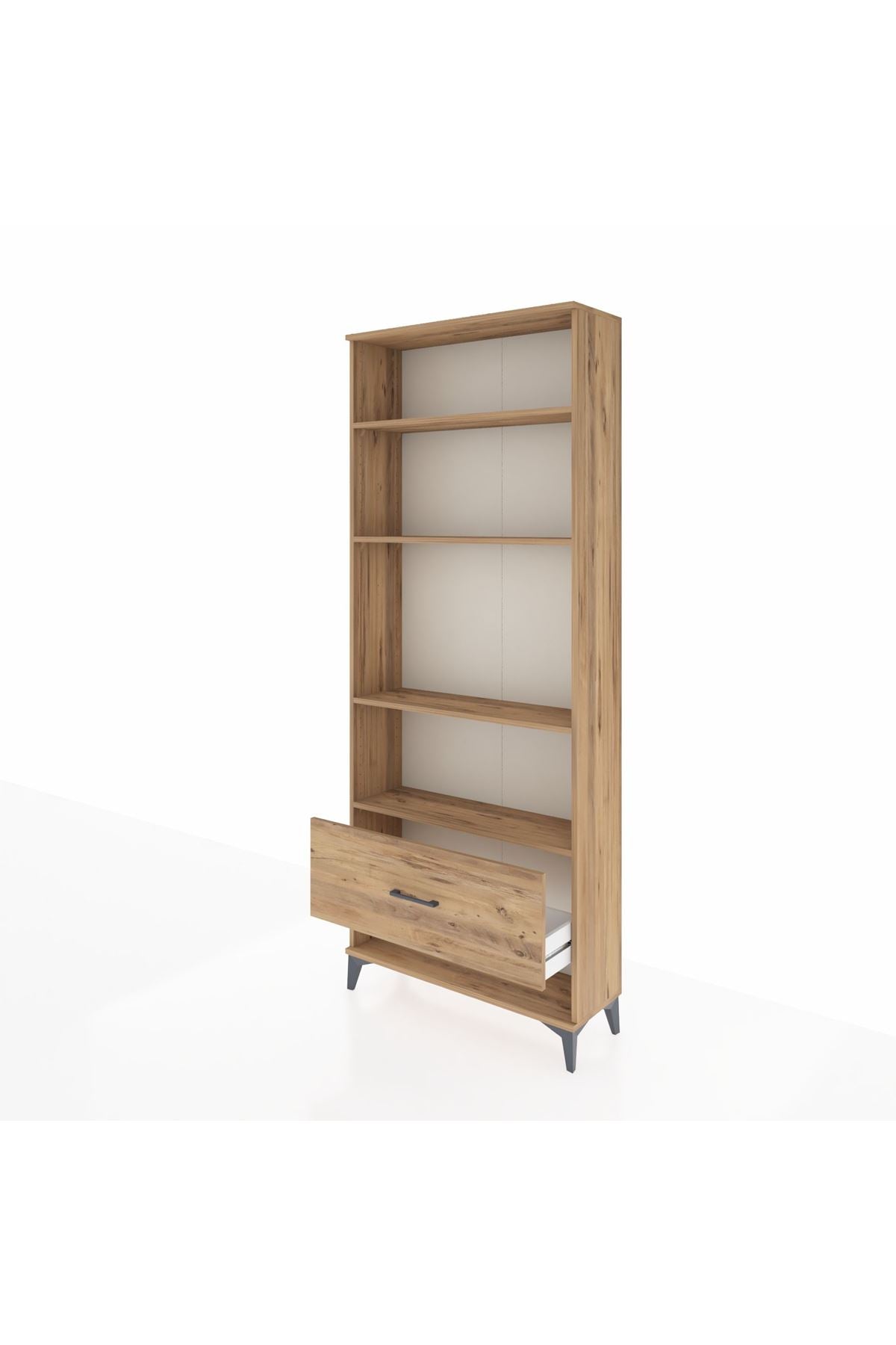 Arges Dolap 4 Raflı Tek Çekmeceli 88x30x221 - S30M030V9A