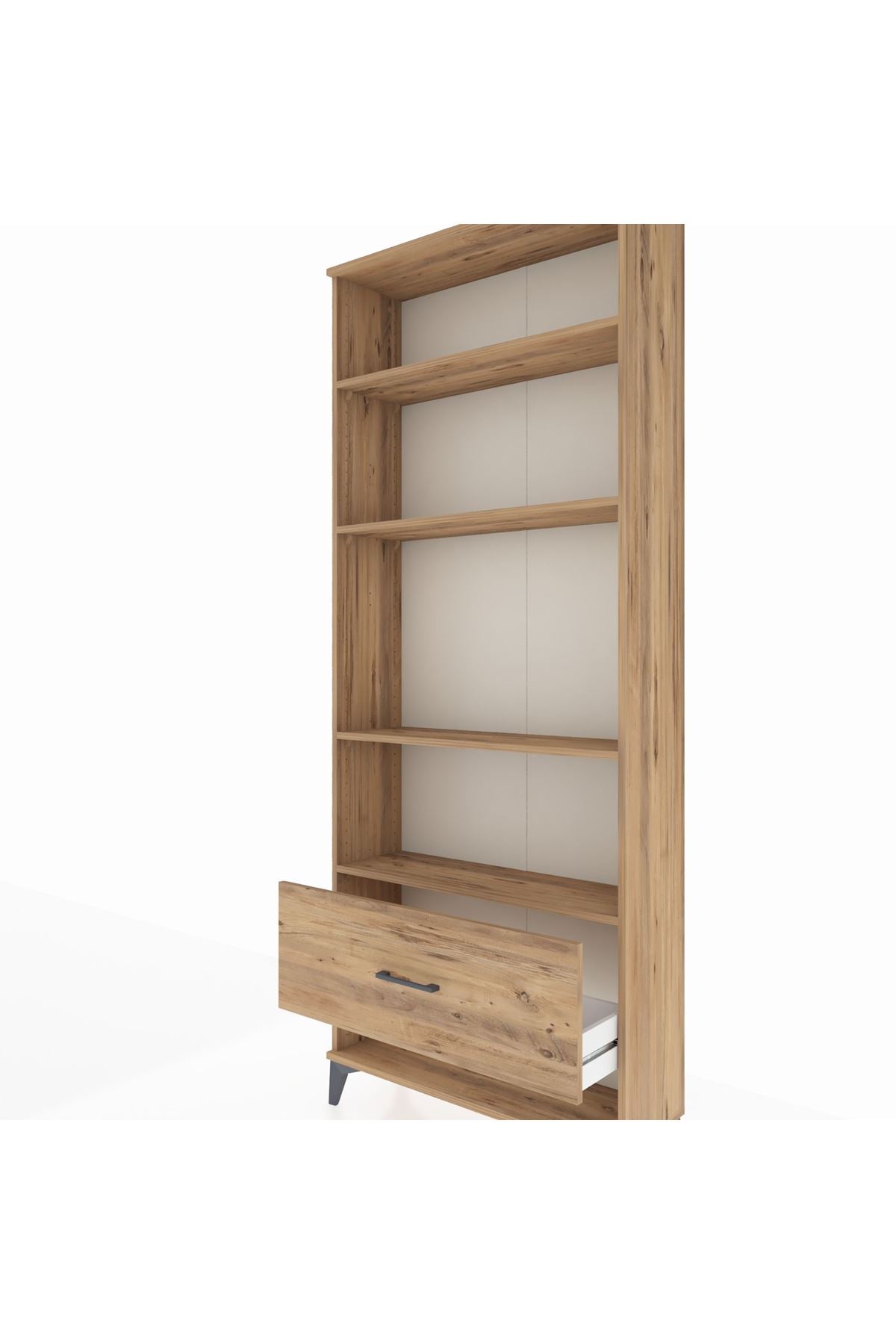 Arges Dolap 4 Raflı Tek Çekmeceli 88x30x221 - S30M030V9A