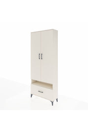 Arges Dolap 3 Raflı Tek Çekmeceli Tek Askılı 88x30x221 - S30M031V1A
