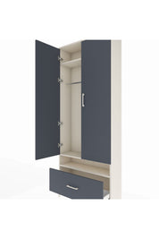 Arges Dolap 3 Raflı Tek Çekmeceli Tek Askılı 88x30x221 - S30M031V2A