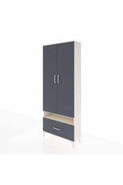 Arges Dolap 5 Raflı Tek Çekmeceli 2 Kapaklı 88x30x221 - S30M032V2A