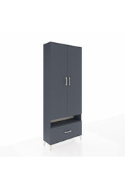 Arges Dolap 5 Raflı Tek Çekmeceli 2 Kapaklı 88x30x221 - S30M032V5A