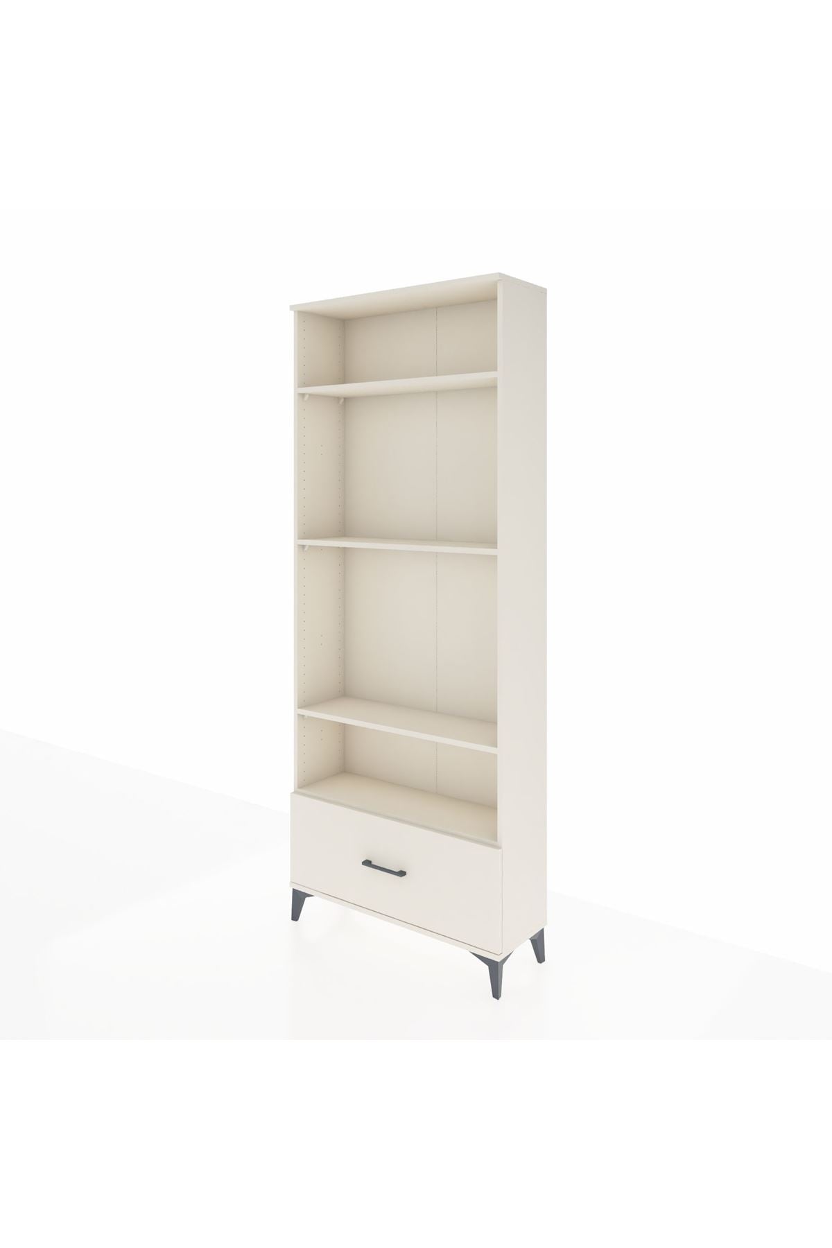 Arges Dolap 4 Raflı Tek Çekmeceli 88x30x221 - S30M033V1A