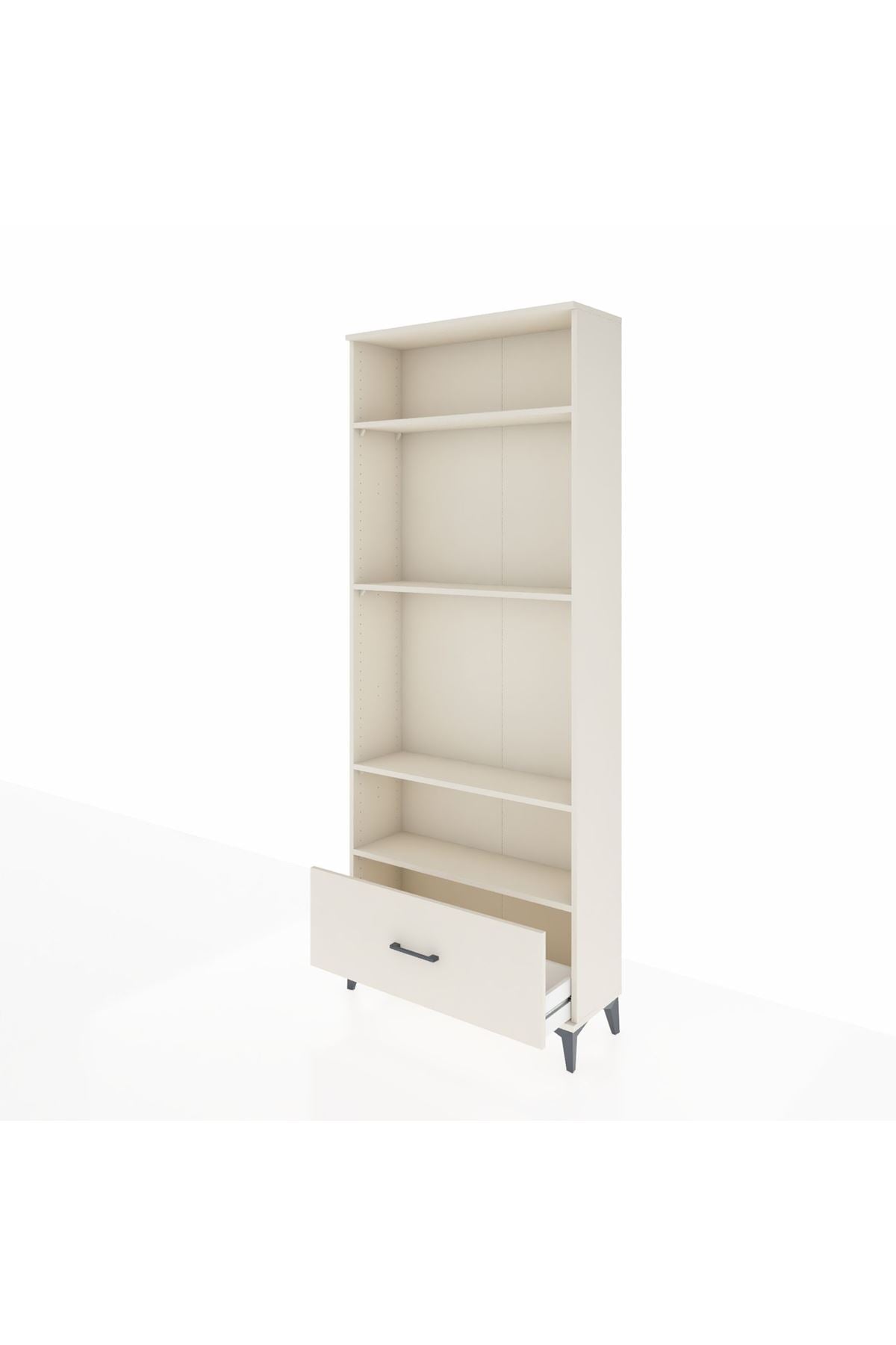 Arges Dolap 4 Raflı Tek Çekmeceli 88x30x221 - S30M033V1A