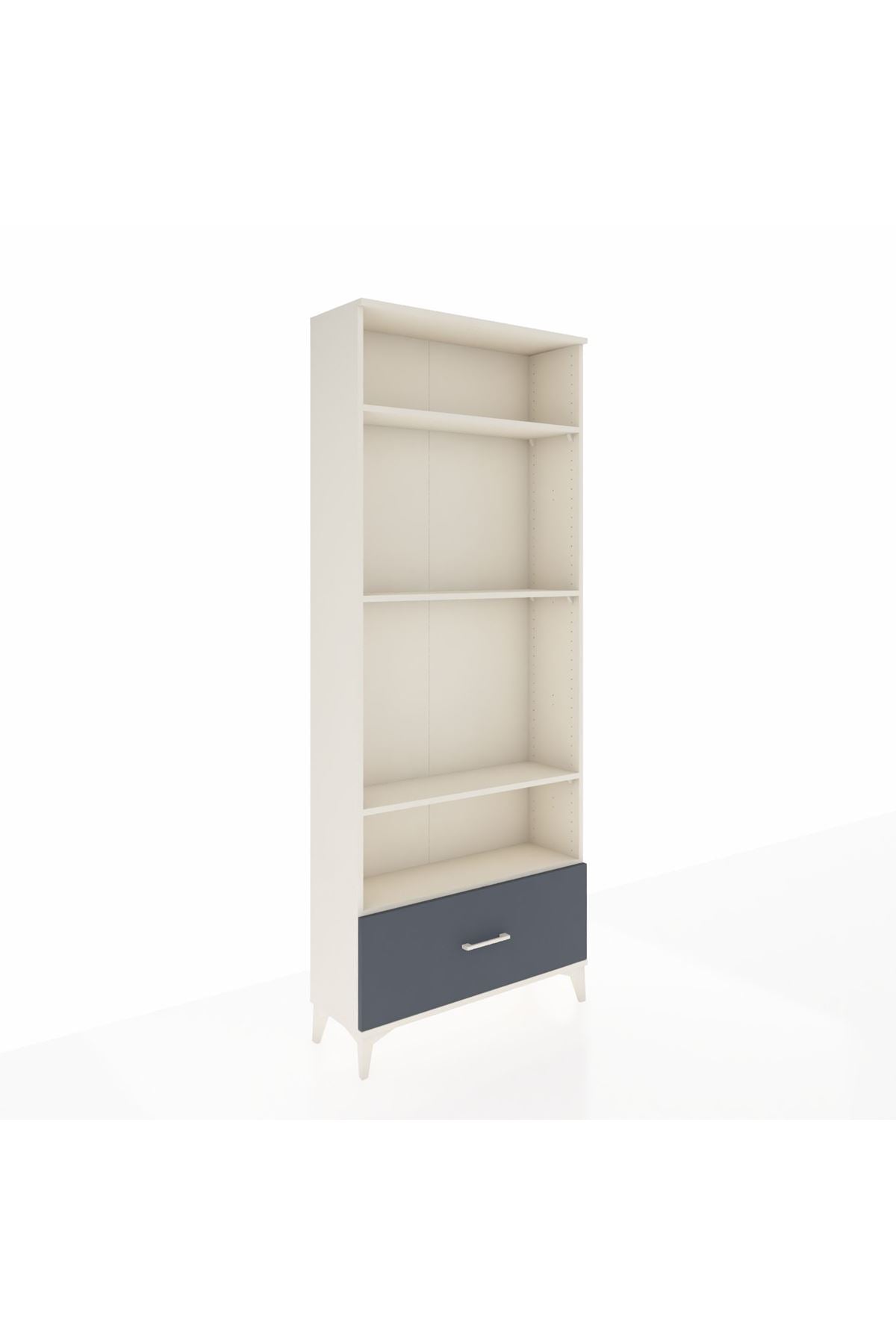 Arges Dolap 4 Raflı Tek Çekmeceli 88x30x221 - S30M033V2A