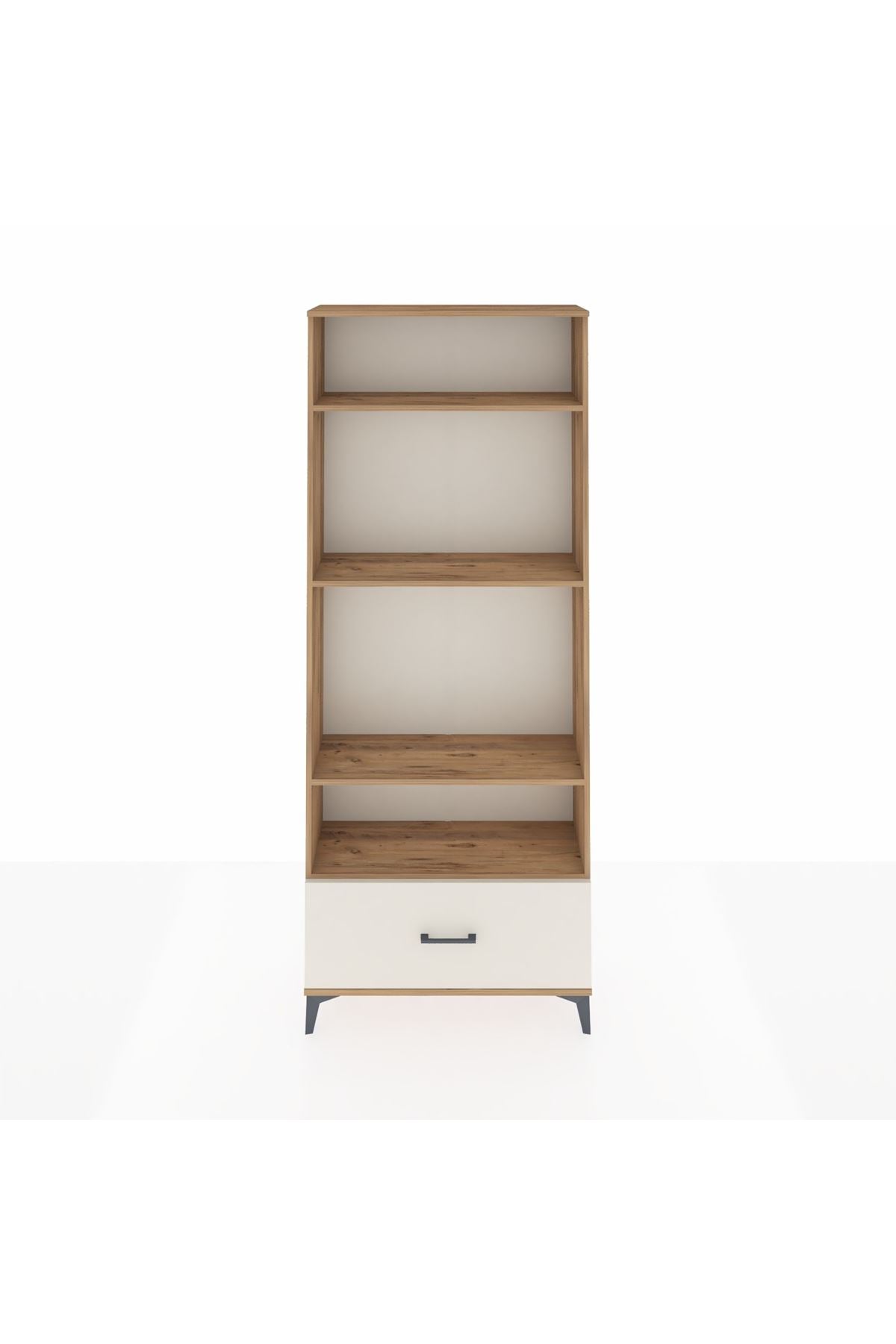 Arges Dolap 4 Raflı Tek Çekmeceli 88x30x221 - S30M033V7A