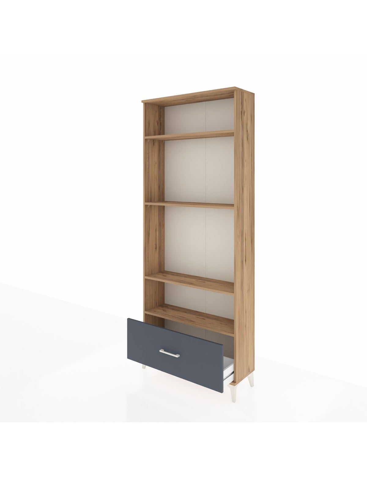 Arges Dolap 4 Raflı Tek Çekmeceli 88x30x221 - S30M033V8A
