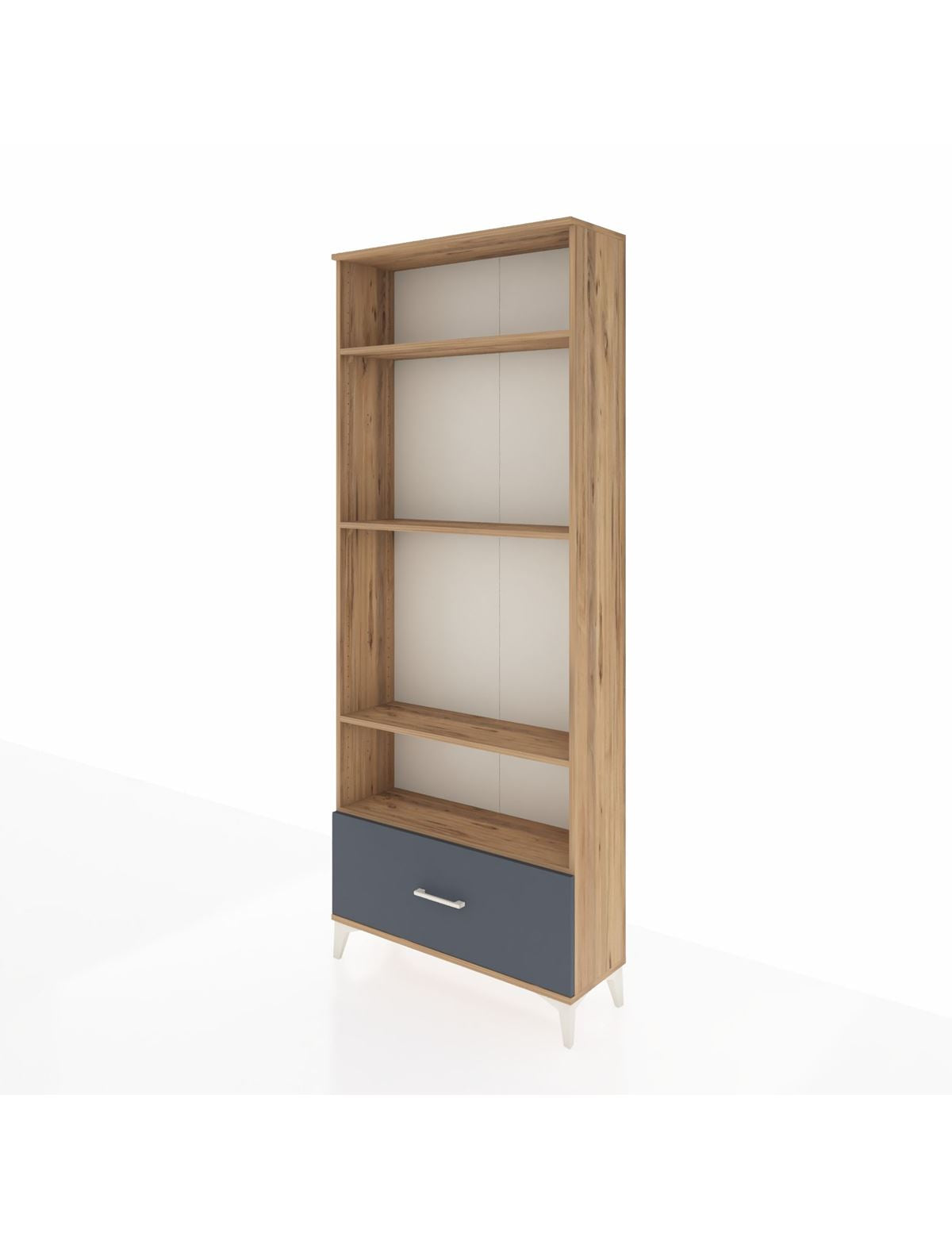 Arges Dolap 4 Raflı Tek Çekmeceli 88x30x221 - S30M033V8A