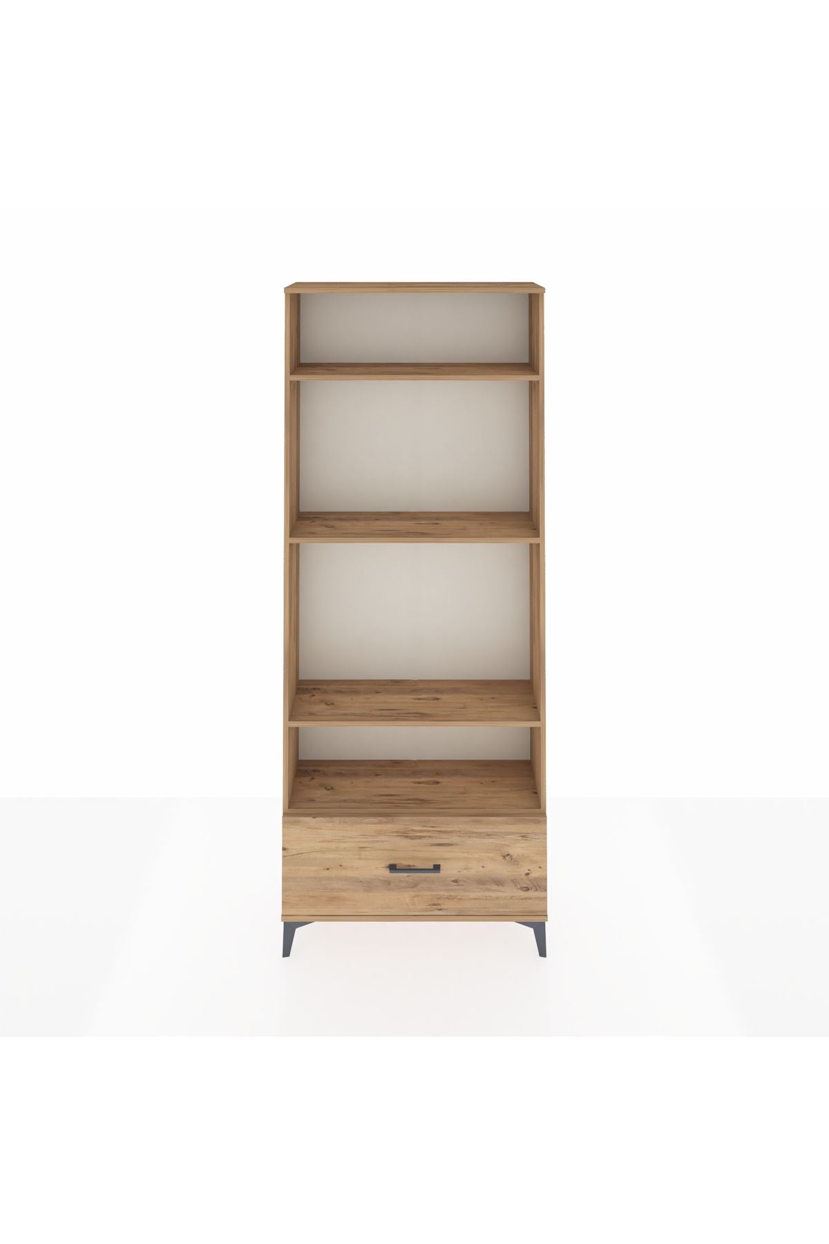 Arges Dolap 4 Raflı Tek Çekmeceli 88x30x221 - S30M033V9A