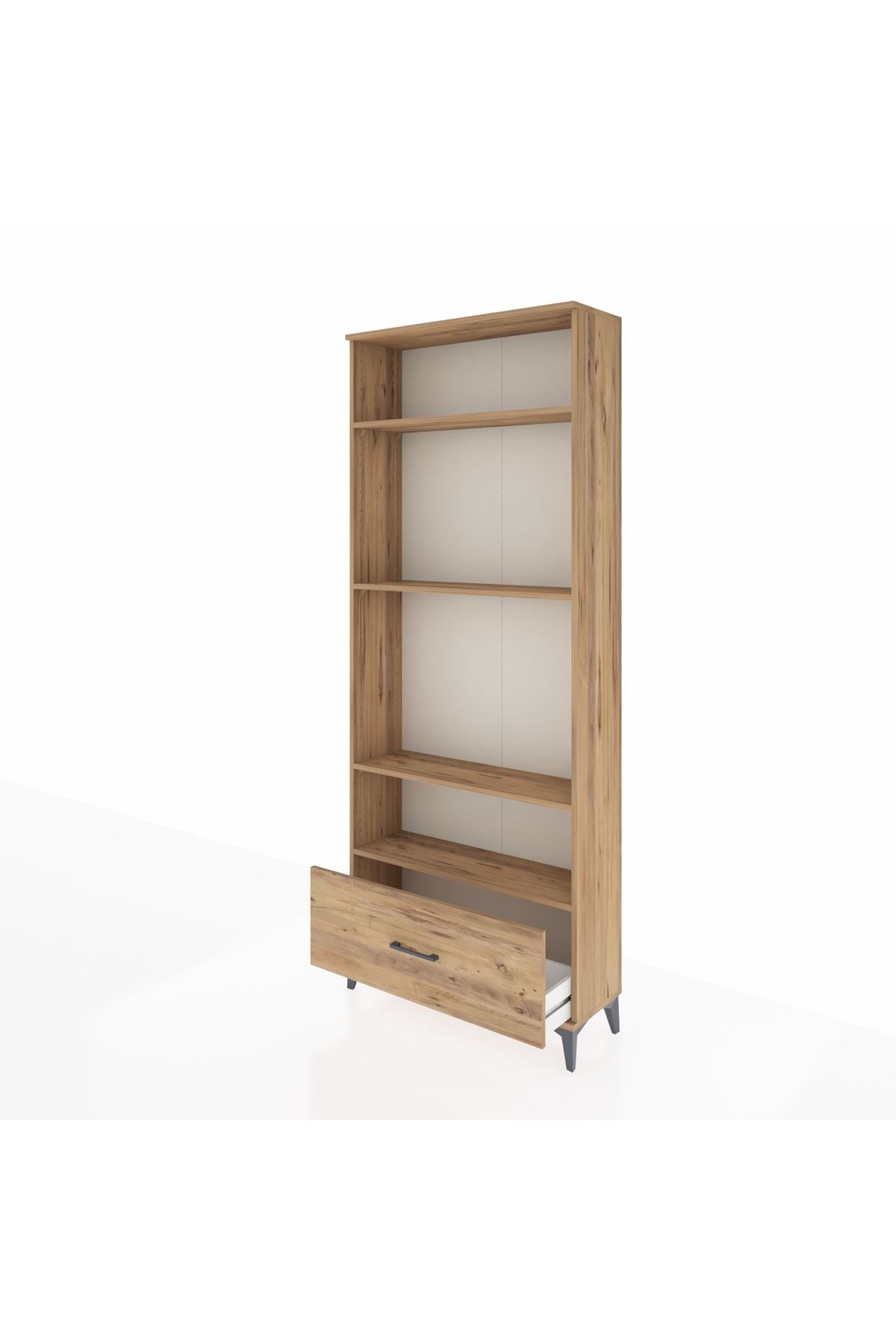 Arges Dolap 4 Raflı Tek Çekmeceli 88x30x221 - S30M033V9A