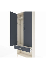Arges Dolap 2 Raflı Tek Çekmeceli Tek Askılı 88x30x221 - S30M034V2A