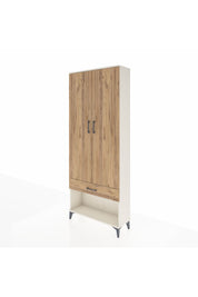 Arges Dolap 2 Raflı Tek Çekmeceli Tek Askılı 88x30x221 - S30M034V3A