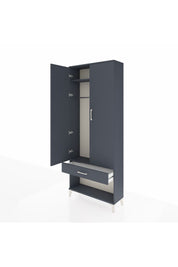 Arges Dolap 2 Raflı Tek Çekmeceli Tek Askılı 88x30x221 - S30M034V5A