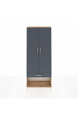Arges Dolap 2 Raflı Tek Çekmeceli Tek Askılı 88x30x221