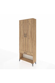 Arges Dolap 2 Raflı Tek Çekmeceli Tek Askılı 88x30x221 - S30M034V9A