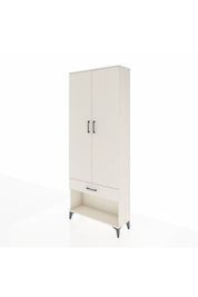 Arges Dolap 4 Raflı Tek Çekmeceli 2 Kapaklı 88x30x221 - S30M035V1A