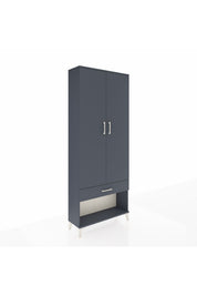 Arges Dolap 4 Raflı Tek Çekmeceli 2 Kapaklı 88x30x221 - S30M035V5A