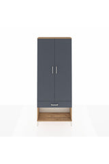 Arges Dolap 4 Raflı Tek Çekmeceli 2 Kapaklı 88x30x221
