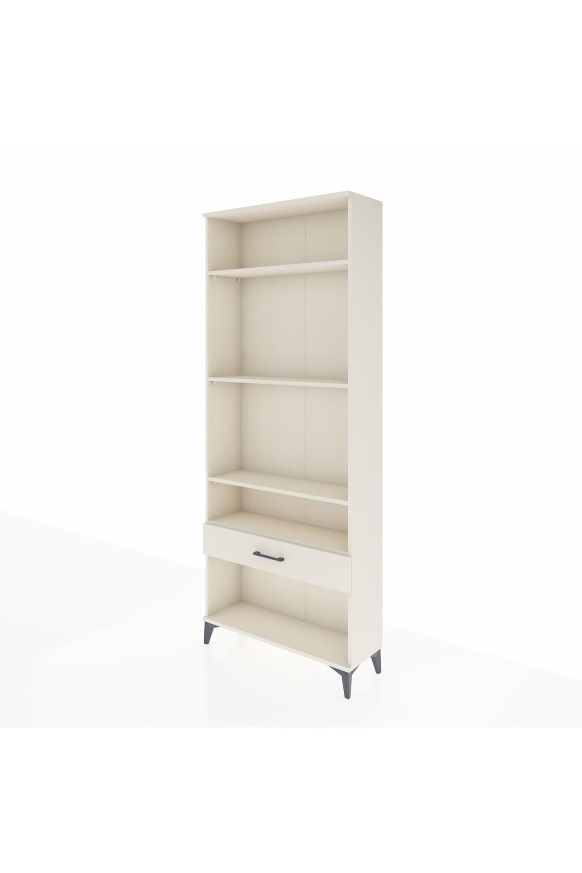 Arges Dolap 4 Raflı Tek Çekmeceli 88x30x221 - S30M036V1A