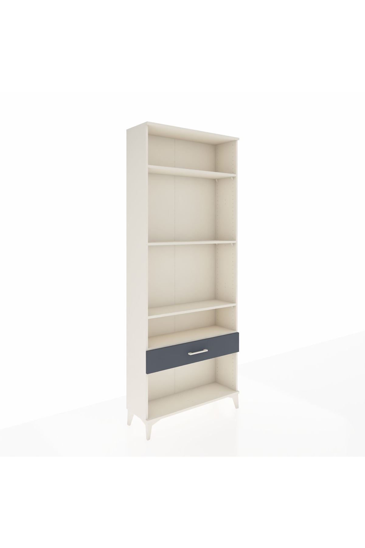 Arges Dolap 4 Raflı Tek Çekmeceli 88x30x221 - S30M036V2A
