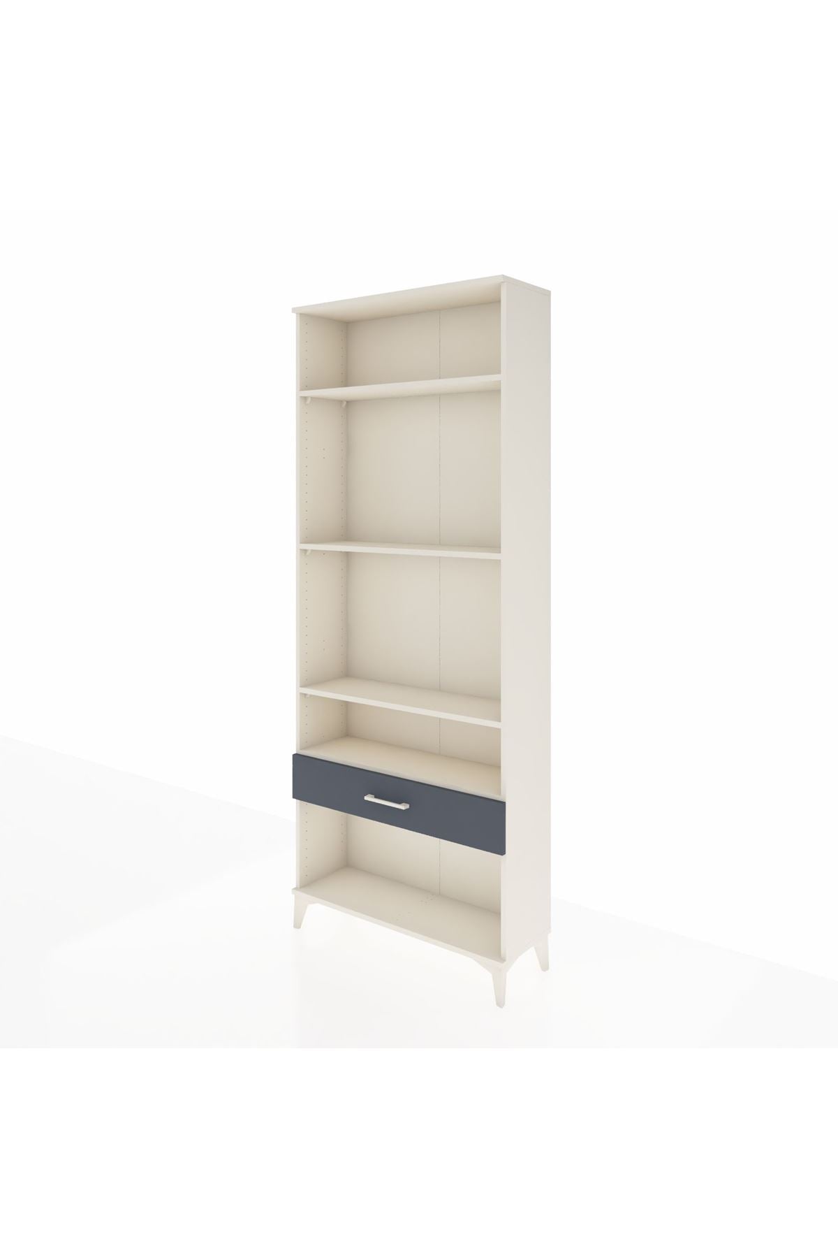 Arges Dolap 4 Raflı Tek Çekmeceli 88x30x221 - S30M036V2A