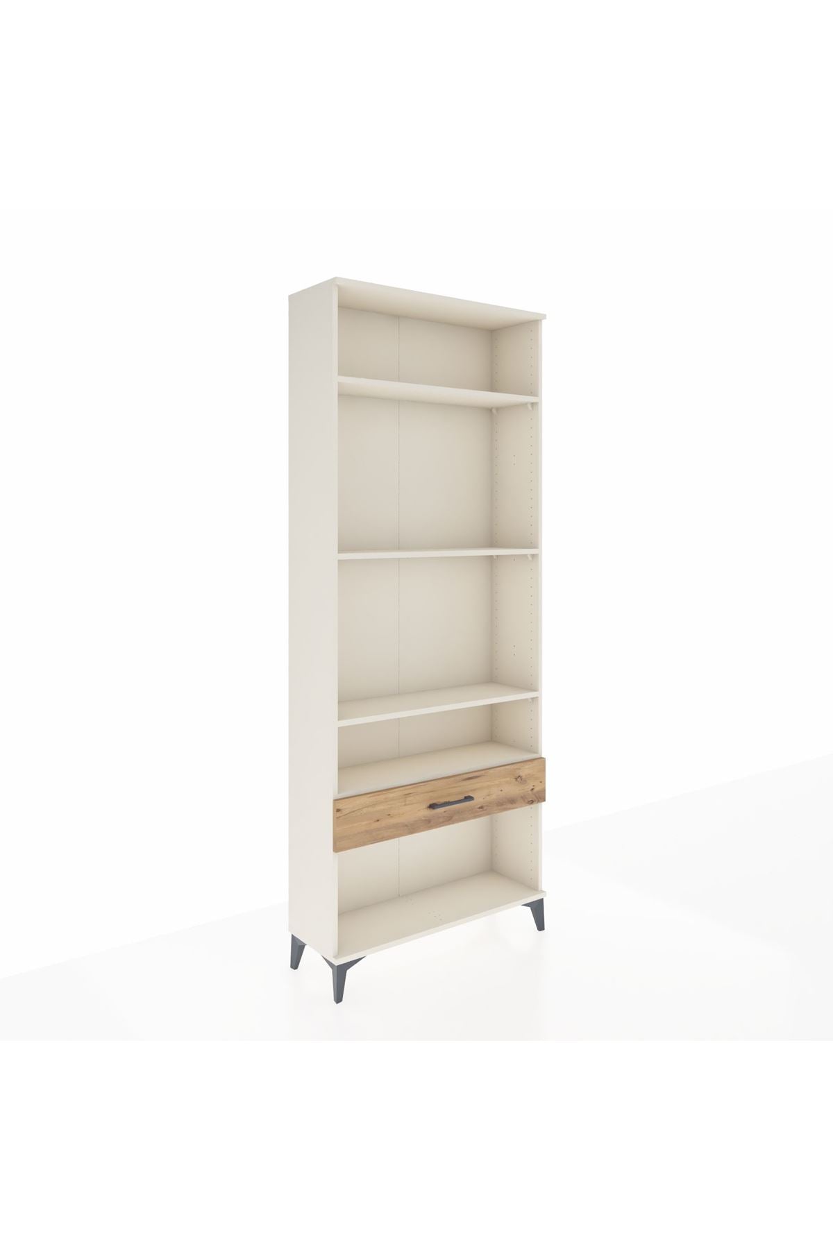 Arges Dolap 4 Raflı Tek Çekmeceli 88x30x221 - S30M036V3A
