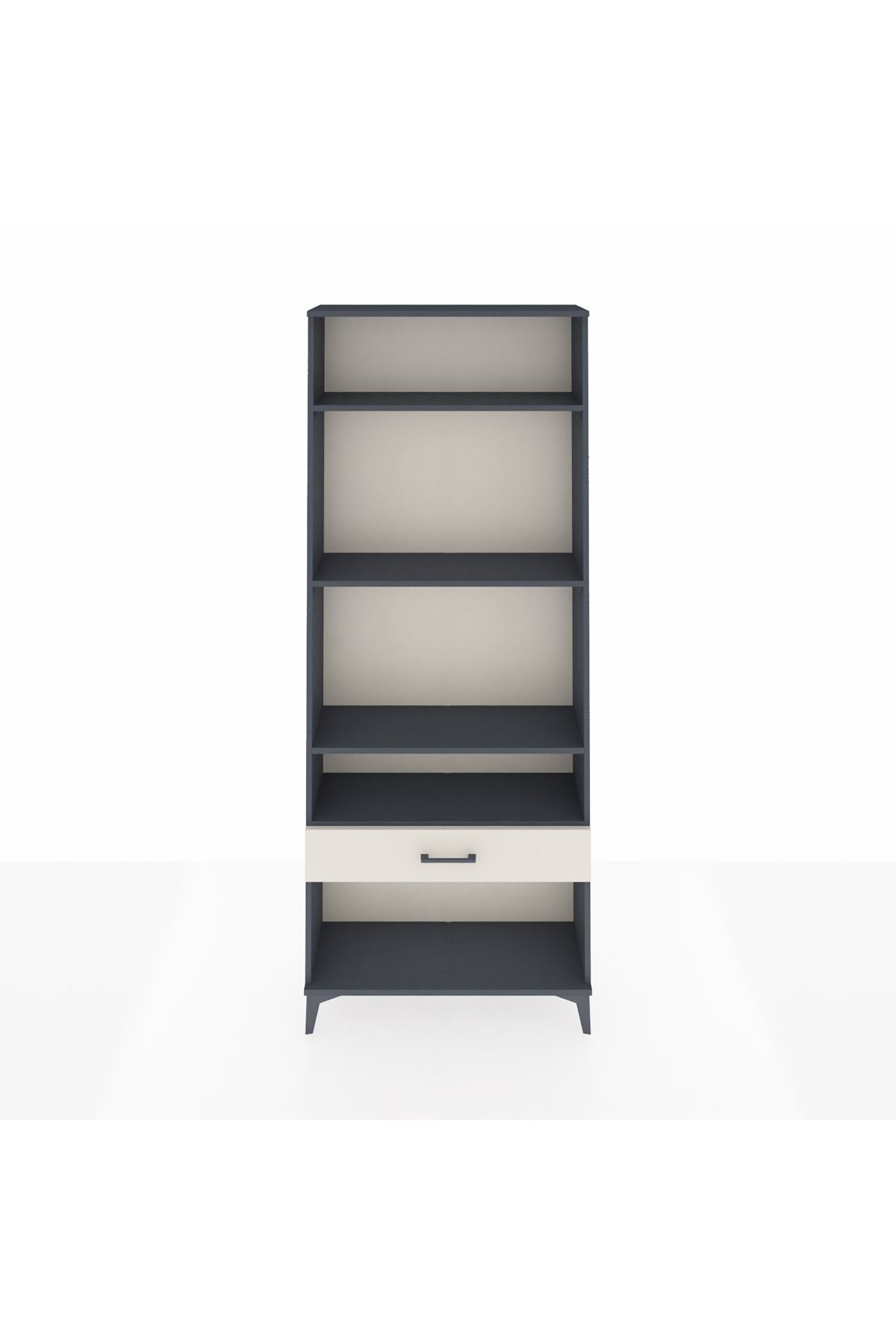 Arges Dolap 4 Raflı Tek Çekmeceli 88x30x221 - S30M036V4A