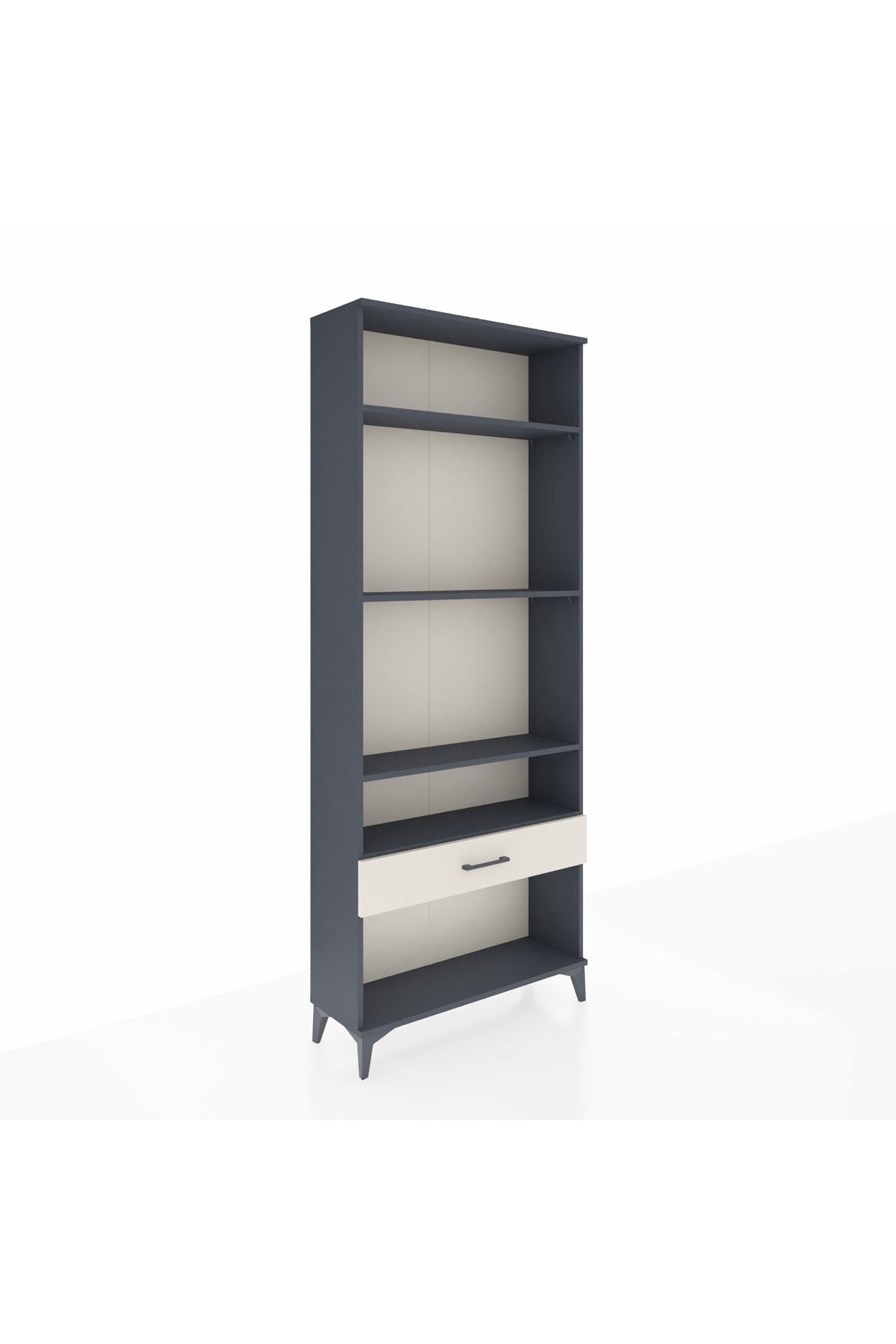 Arges Dolap 4 Raflı Tek Çekmeceli 88x30x221 - S30M036V4A