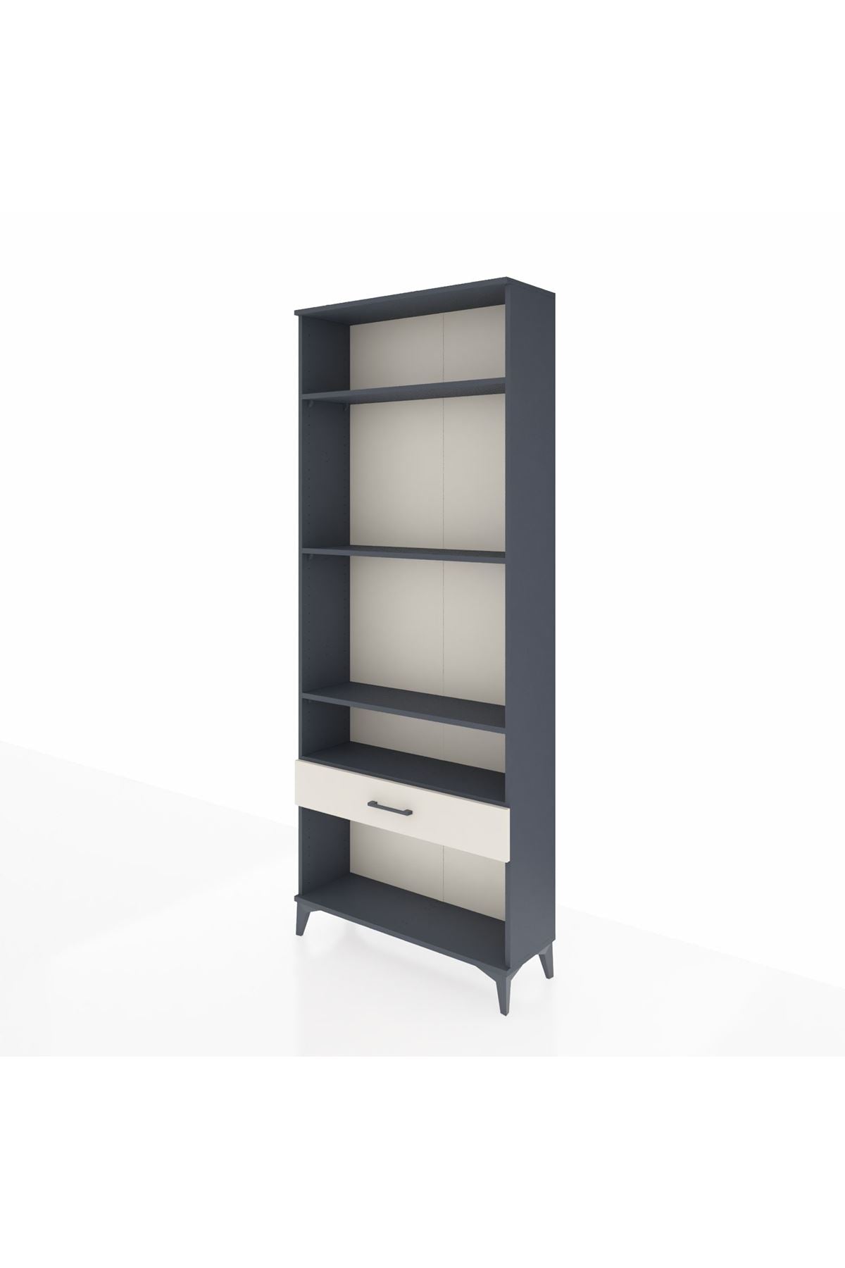 Arges Dolap 4 Raflı Tek Çekmeceli 88x30x221 - S30M036V4A