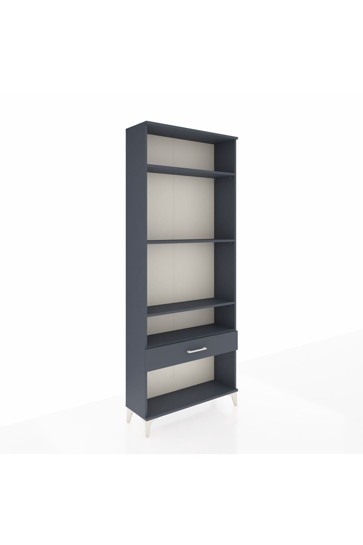Arges Dolap 4 Raflı Tek Çekmeceli 88x30x221 - S30M036V5A