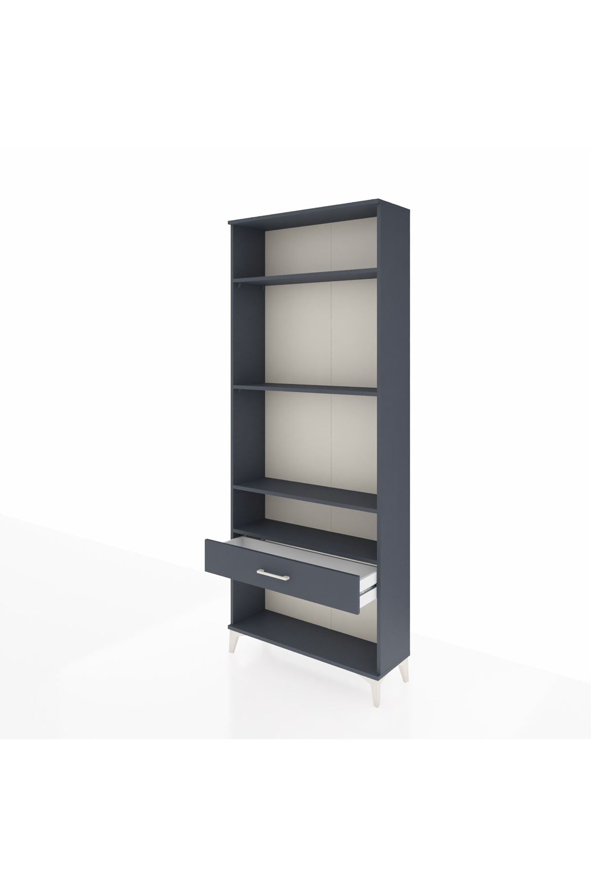 Arges Dolap 4 Raflı Tek Çekmeceli 88x30x221 - S30M036V5A