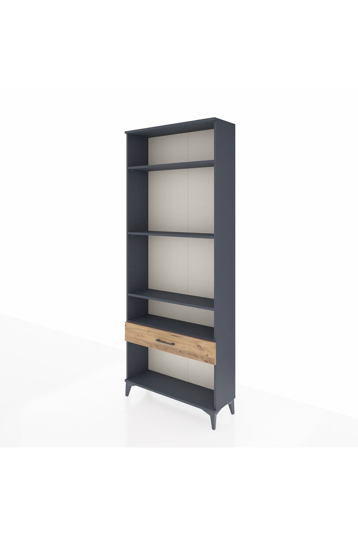 Arges Dolap 4 Raflı Tek Çekmeceli 88x30x221 - S30M036V6A
